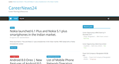 Desktop Screenshot of careernews24.com